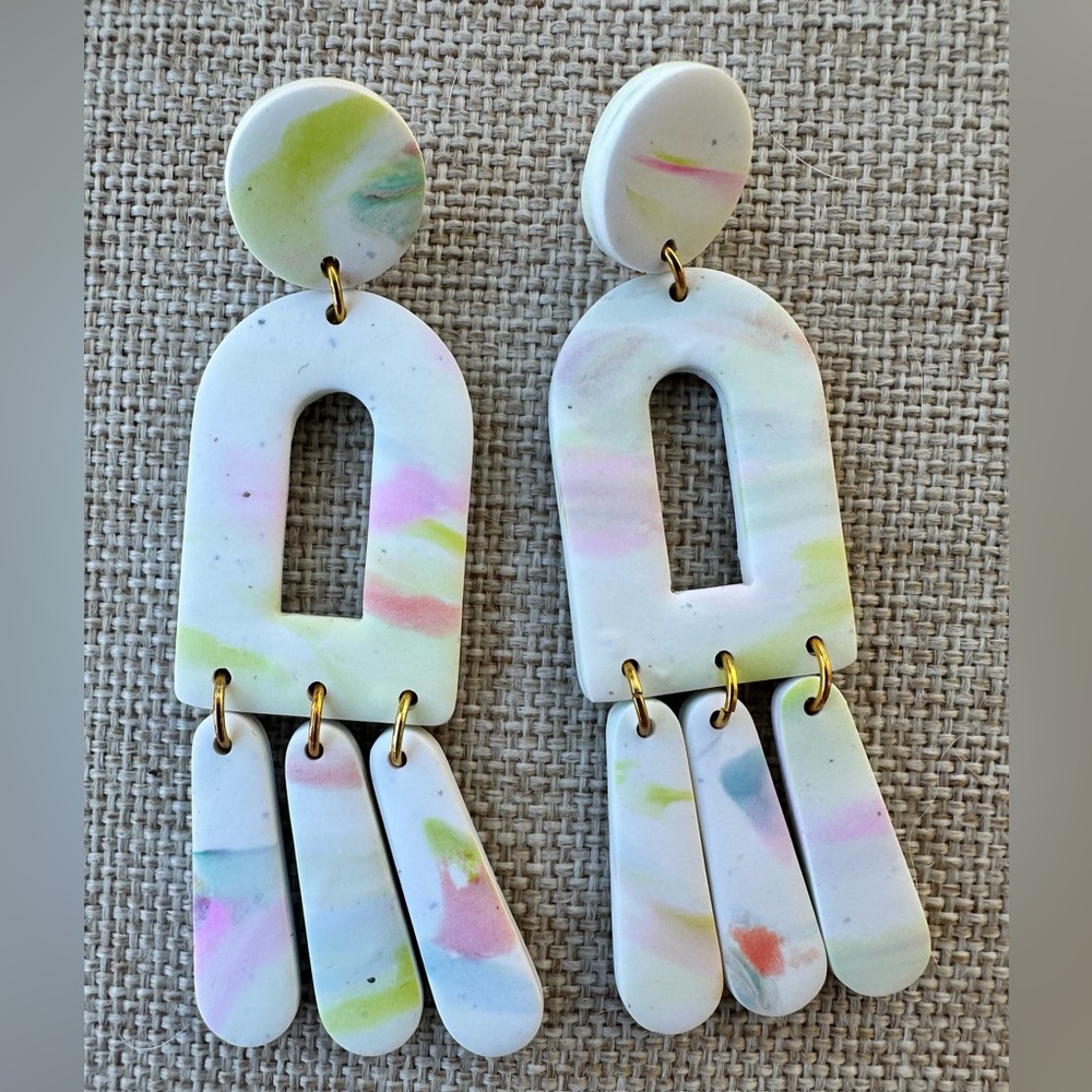 ✨ Handmade Polymer Clay Earrings ✨